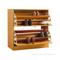 Wooden Two Drawer Shoe Storage
